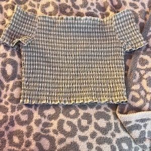 Pacsun Off the shoulder ruffled Top